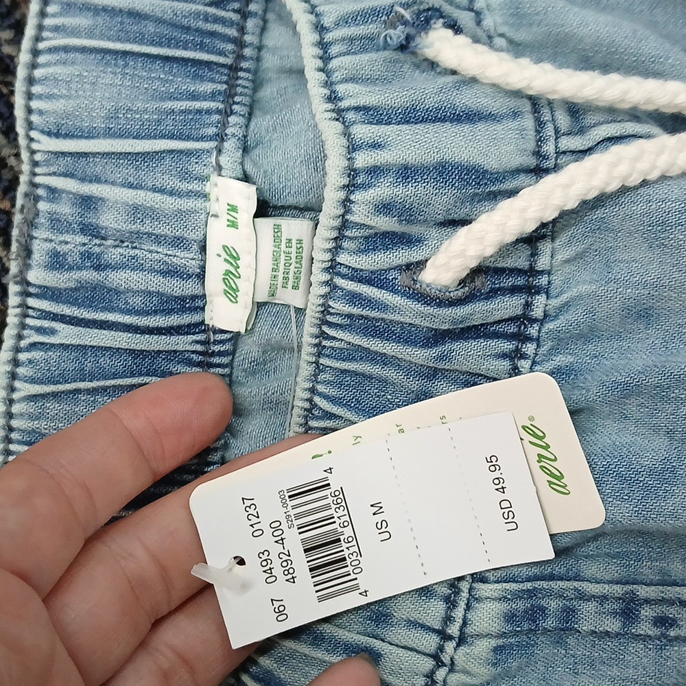 Nwt Aeropostale Highrise Wide Leg Cargo Jeans Medium - Picture 3 of 4